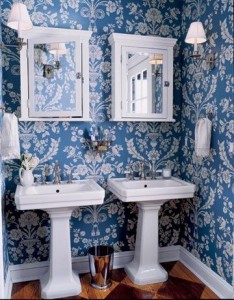 Flowery Bathroom