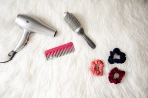 hair-products-on-bed